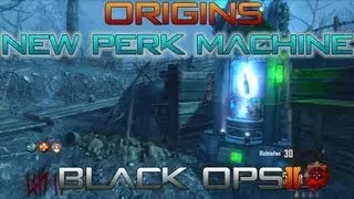 'NEW PERK MACHINE' - ORIGINS ZOMBIES MAP - CHEAP PERKS!