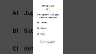 astrology quiz | astromanzil #shorts