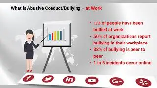 Abusive Conduct and Bullying At Work