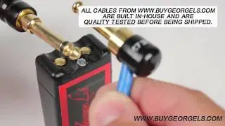 George L's premade guitar or bass master cables from www.buygeorgels.com