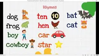 Ingl&eacute;s AD Primer Grado Unidad 2 D&iacute;a #04 Colorful Rhymes
