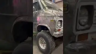 &ldquo;Dirty Dice&rdquo; is going big! #offroadvan #4x4van #customvan #4x4 #offroad #4x4chevyvan