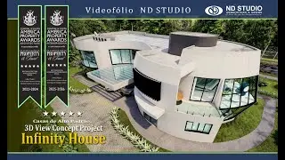 Infinity House by ND STUDIO Arquitetura & Design dos arquitetos: Eric Dayan & Nadj&acirc;nia Gomes.