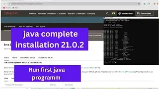 Install JDK 21.0.2 version in window operating system.