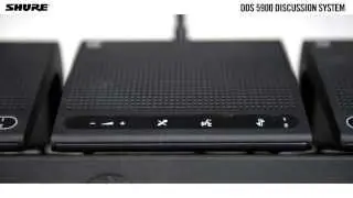 Shure DDS 5900 digital discussion system Set Up: Programmable Discussion Unit