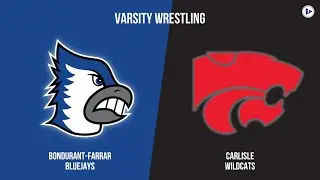 JV / Varsity Wrestling: Bluejays vs Carlisle