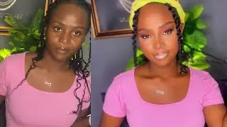 How To: makeup transformation #beginnerfriendlymakeupforblackwomen #everydaymakeupforblackwomen