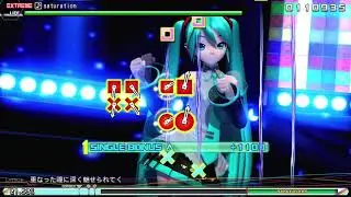 初音ミク：Project DIVA Future Tone DX (Hacks) - saturation - EXTREME (Perfect)【1080p HD 60fps】