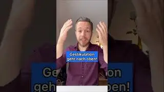 Wie gestikulieren Politiker am Rednerpult im Bundestag? #shorts