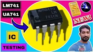 LM741 UA741 OP-AMP IC TESTING || HOW TO CHECK LM741 IC || SINGLE OP-AMP IC TESTING BY MULTIMETER 😀