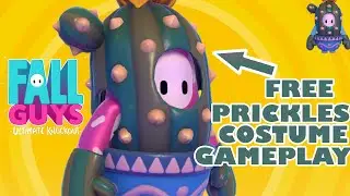 *NEW* Fall Guys FREE Prickles Costume Gameplay