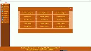 How to Design Beautiful Main Mane Accounting Project in MS Access Database