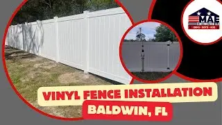 Vinyl Fence Installation in Baldwin, FL | M.A.E Contracting