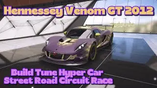 Hennessey Venom GT 2012 Grip Race Monster Build & Tune Guide Forza Horizon 5 Gameplay