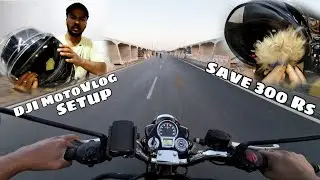 New Audio Setup for Motovlog with DJI Action 4 | Home Made DeadCat