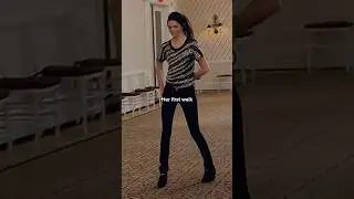She finally took it seriously #fashion #model #runway
