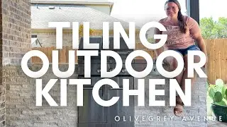 УКЛАДКА ПЛИТКИ НАША САМОДЕЛЬНАЯ УЛИЧНАЯ КУХНЯ