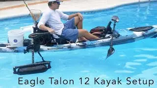 Комплектация каяка ULTIMATE: троллинговый мотор Eagle Talon 12, аутригеры, усовершенствованное си...