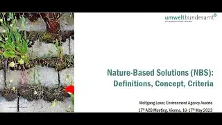 Nature-Based Solutions (NBS): Definitions, Concept, Criteria