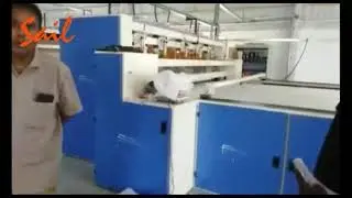 Thermal bonding production line making soft wadding