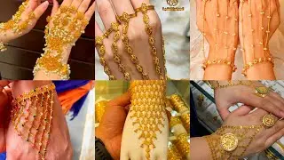 Latest gold hathphool Mesmerising traditional Gold Haath phool Designs| Hand सोने के हथफूल कलेक्शन