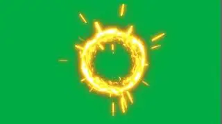 Flame Explosion Green Screen 4