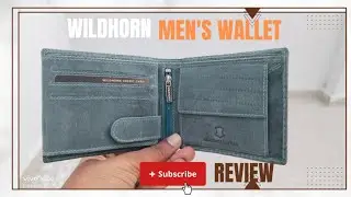 WILDHORN | Pure Leather Wallet for Men | Review Unboxing #wallet #wildhorn #mensfashion #fashion