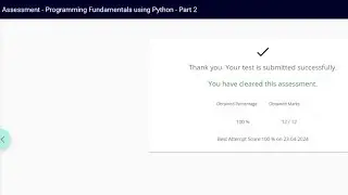 Assessment Programming Fundamentals using Python Part 2(ANSWER)