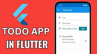 Build a Flutter Todo App with Provider & DateTime Picker (Step-by-Step)