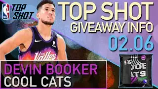 COOL CATS DEVIN BOOKER GIVEAWAY INFO! NBA Top Shot Moment