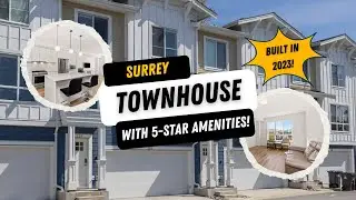 2023-Built Townhouse in Hazelwood | 4 Beds, 4 Baths + Top Location | Surrey Home