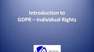 GDPR - Individual Rights