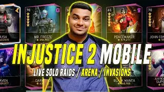 LIVE: Injustice 2 Mobile Solo Raid Grind🔥 | This is Magic 🔥 & Arena Gameplay