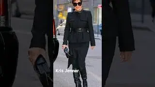 Kris Jenner&rsquo;s Bombshell Street Style #shorts #krisjenner #fashion
