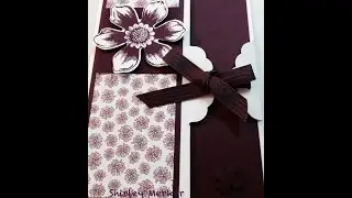 30 Day Creative Challenge Day #10 Scallop Tag Topper Closure