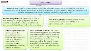 Linux Firewall