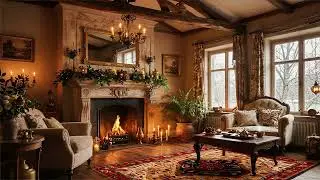 Cozy Winter Glow: Calming Cello & Piano Music for Stress Relief