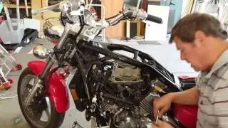 1997 honda magna remove carbs