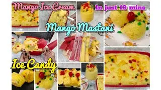 Mango Ice Cream| Mango Mastani| Ice Candy| #mangoicecream #icecandyrecipe #mangomastani