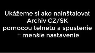Arch&iacute;v CZSK