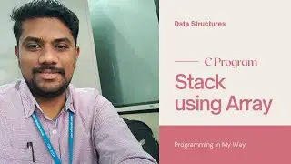 C Program for Stack using Array