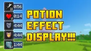 [Discontinued] Potion Effect Display V0.1 RELEASE - Texture Pack for Minecraft Bedrock 1.21+
