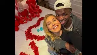 Vini Jr  surge em clima de romance com Virginia em foto inédita
