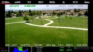Nebtek Flight Transmitter Drone Test on Vortex Aerial's Coxial Quadcopter