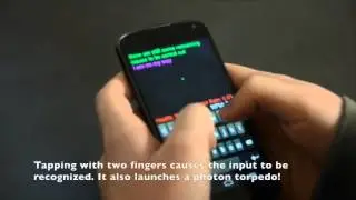 Text Blaster: A Multi-Player Touchscreen Typing Game