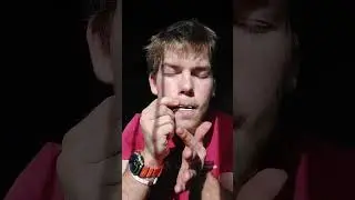 Red haired boy, jaw harp style