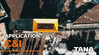 Shredding Commercial and Industrial (C&I) waste with TANA Shredder