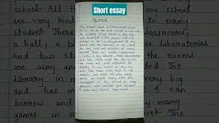 Essay on my school @ramsha-823 #englishconnection #shortsfeed #shorts #short #viralshort #viral