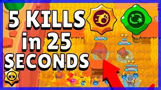 5 KILL Assists By NITA'S BEAR In 25 Seconds (Brawl Stars) #Shorts