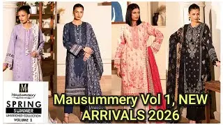 Mausummery vol 1 unstitched Lawn Collection 2026!! Mausummery Vol 1 NEW ARRIVALS!! Lawn Collection!!